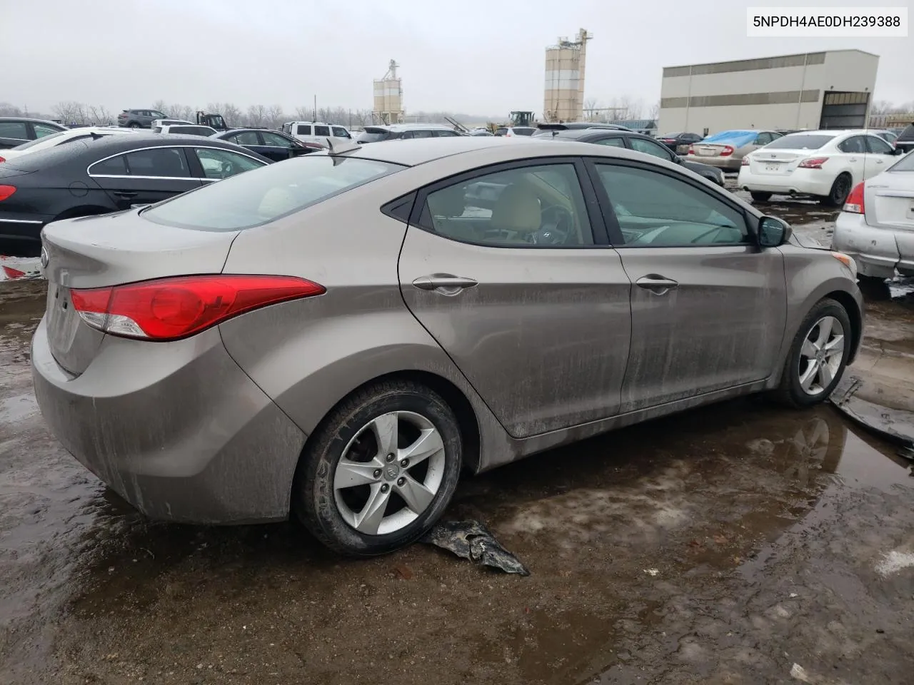 2013 Hyundai Elantra Gls VIN: 5NPDH4AE0DH239388 Lot: 38898104