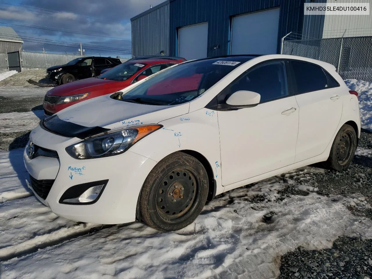 KMHD35LE4DU100416 2013 Hyundai Elantra Gt