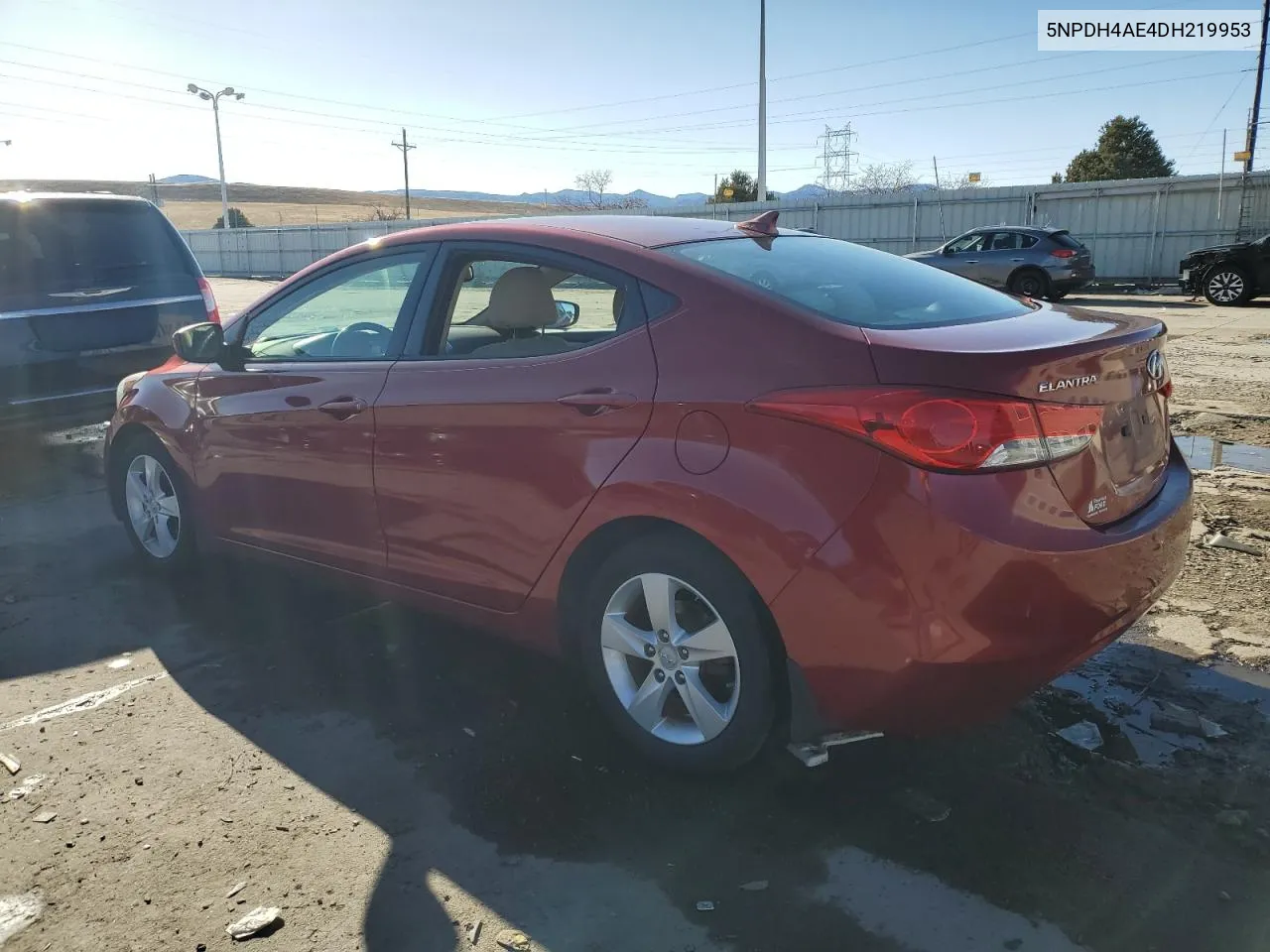 2013 Hyundai Elantra Gls VIN: 5NPDH4AE4DH219953 Lot: 43985194