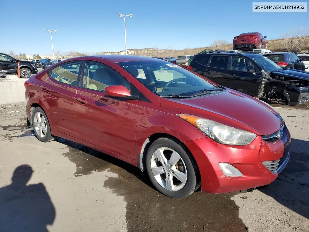 2013 Hyundai Elantra Gls VIN: 5NPDH4AE4DH219953 Lot: 43985194