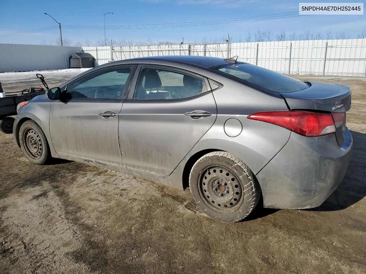 2013 Hyundai Elantra Gls VIN: 5NPDH4AE7DH252445 Lot: 46620174