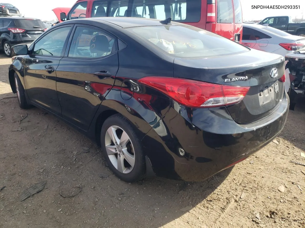 5NPDH4AE5DH293351 2013 Hyundai Elantra Gls