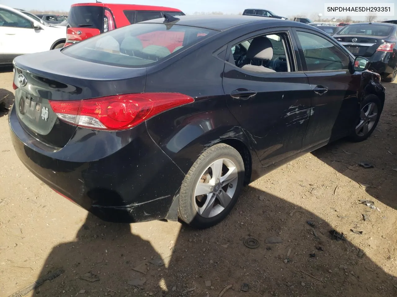 5NPDH4AE5DH293351 2013 Hyundai Elantra Gls