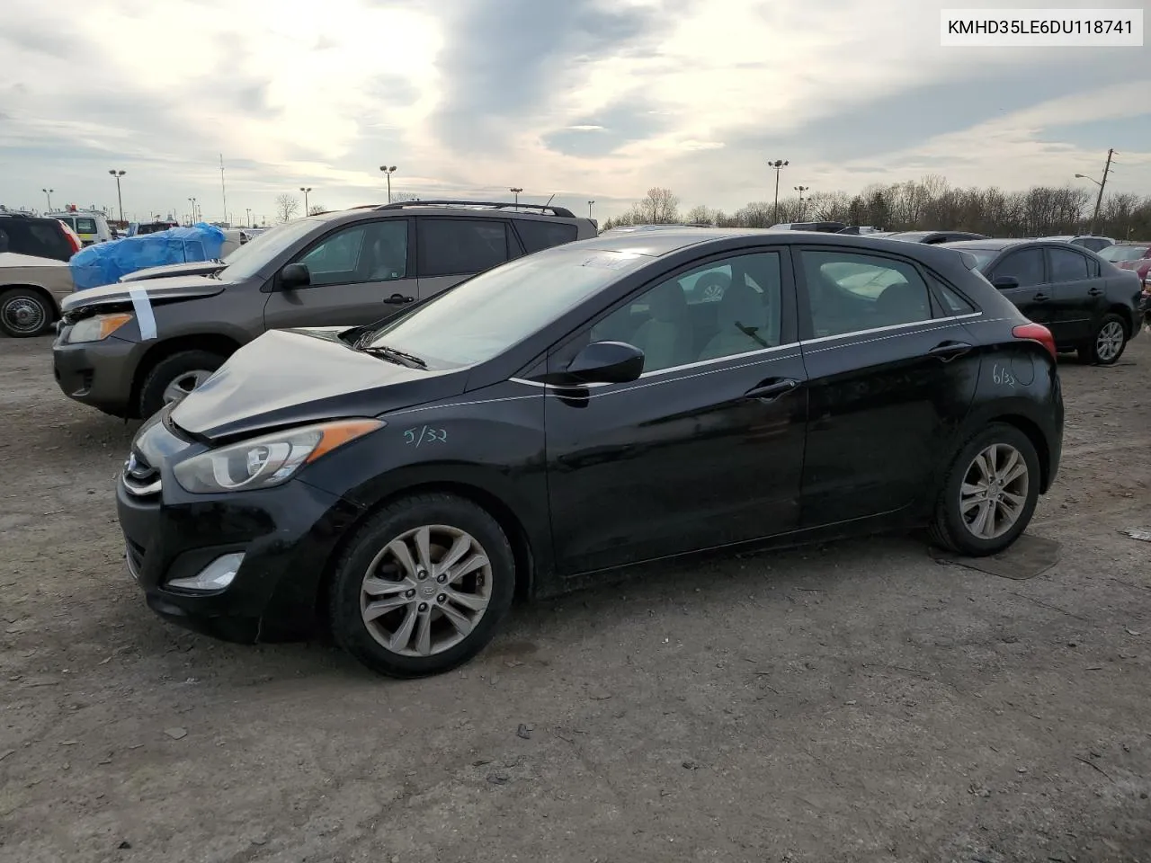 2013 Hyundai Elantra Gt VIN: KMHD35LE6DU118741 Lot: 47318634