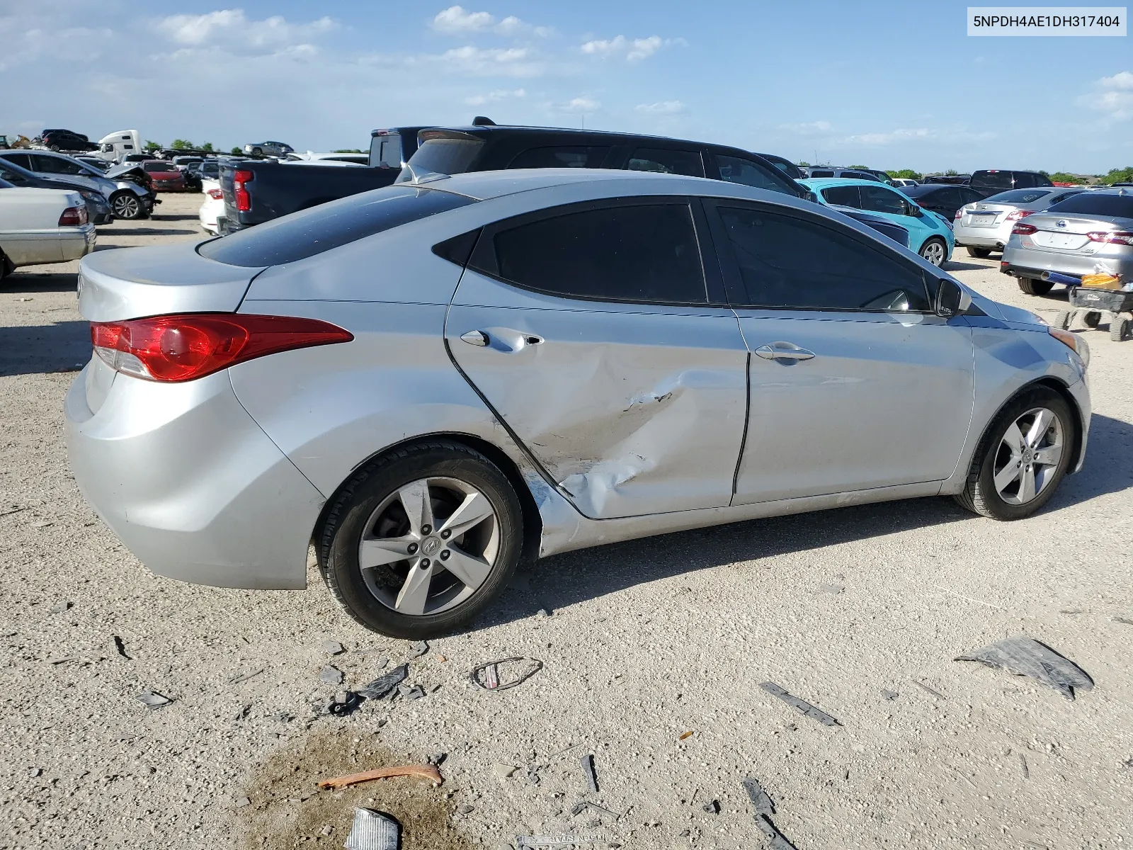 5NPDH4AE1DH317404 2013 Hyundai Elantra Gls