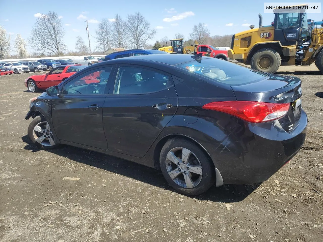 2013 Hyundai Elantra Gls VIN: 5NPDH4AE0DH210747 Lot: 48715994