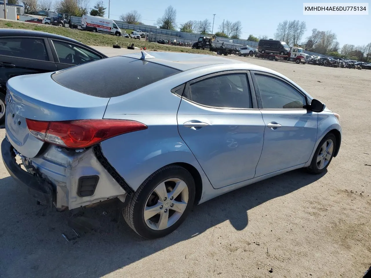 2013 Hyundai Elantra Gls VIN: KMHDH4AE6DU775134 Lot: 48726874