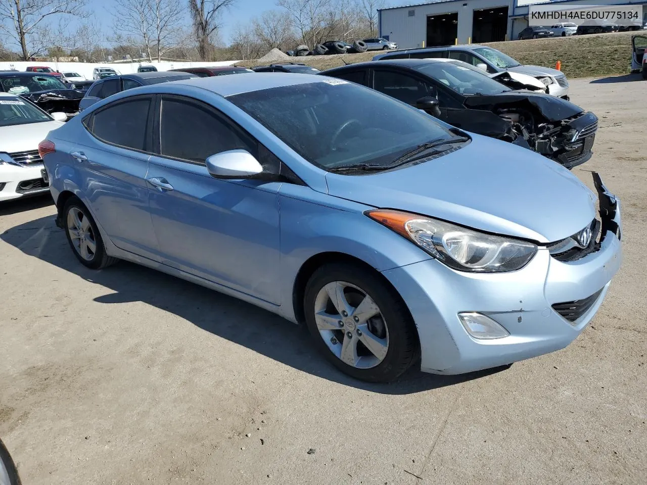 2013 Hyundai Elantra Gls VIN: KMHDH4AE6DU775134 Lot: 48726874