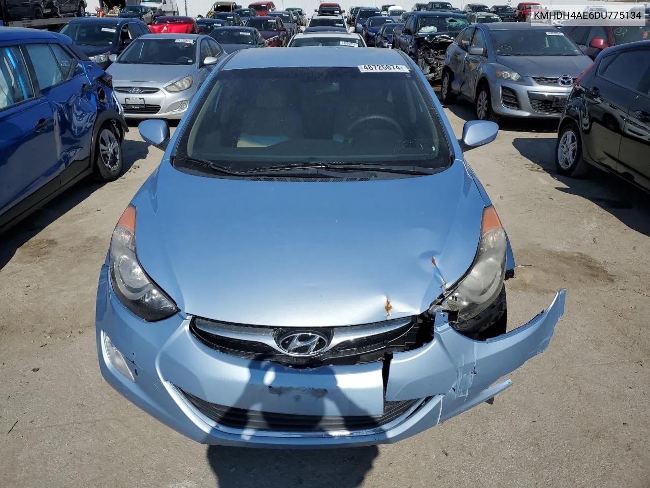 KMHDH4AE6DU775134 2013 Hyundai Elantra Gls