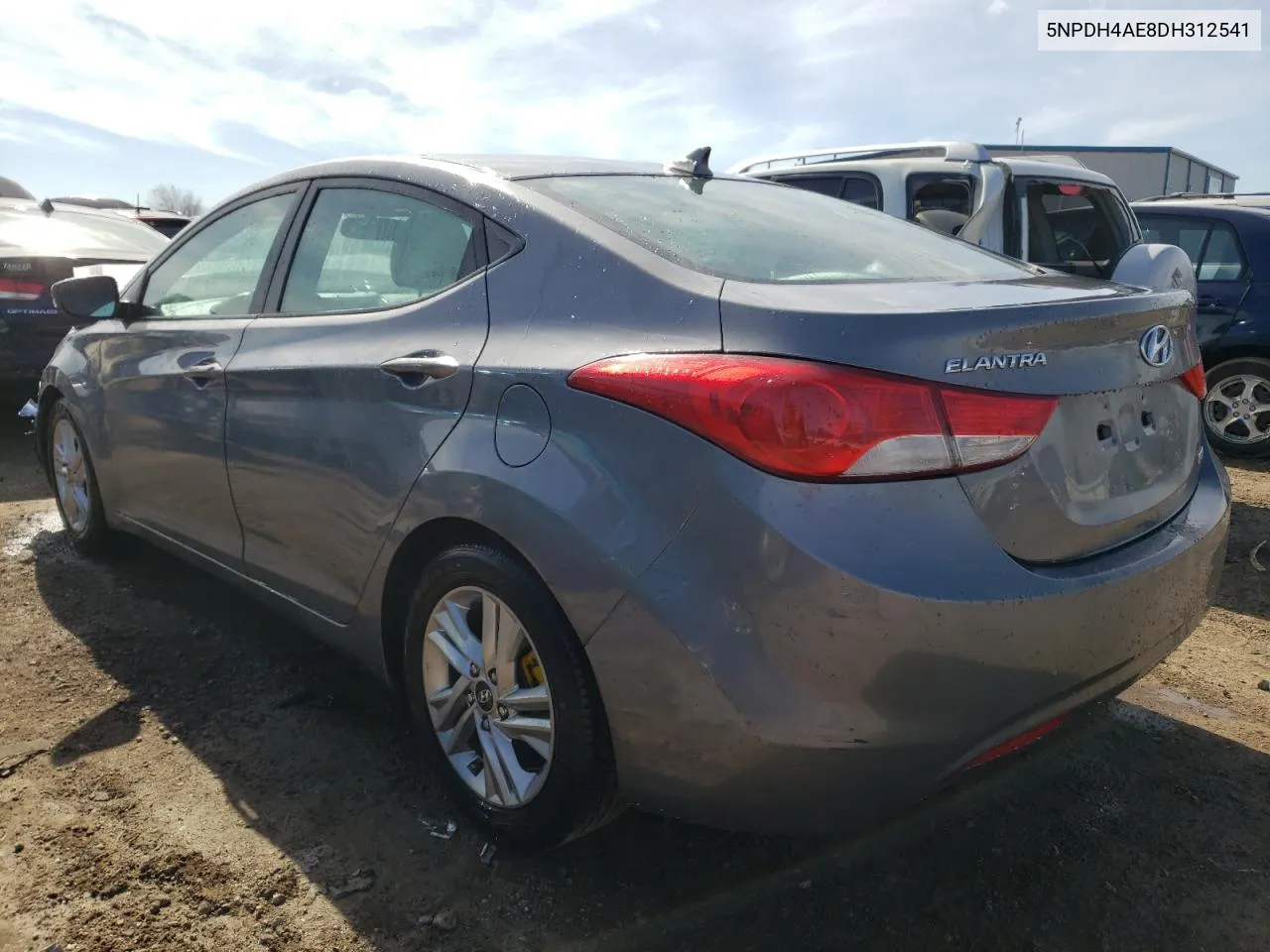 5NPDH4AE8DH312541 2013 Hyundai Elantra Gls