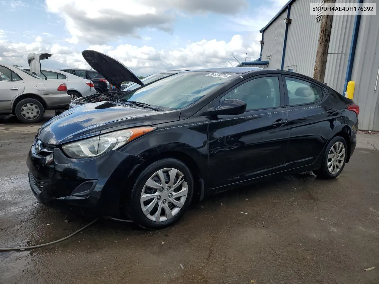 2013 Hyundai Elantra Gls VIN: 5NPDH4AE4DH176392 Lot: 50153074