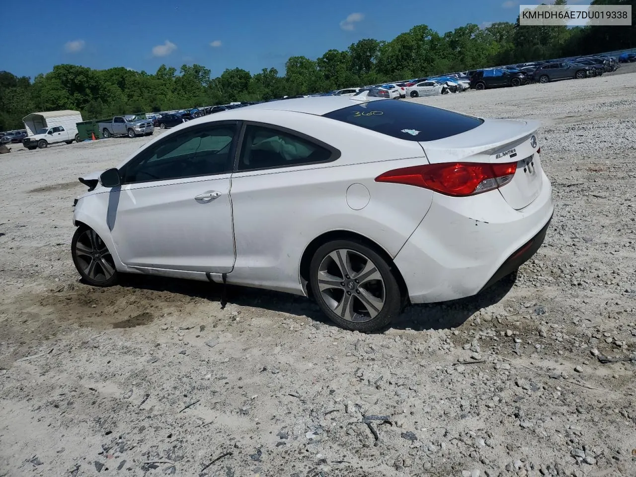 2013 Hyundai Elantra Coupe Gs VIN: KMHDH6AE7DU019338 Lot: 51184454