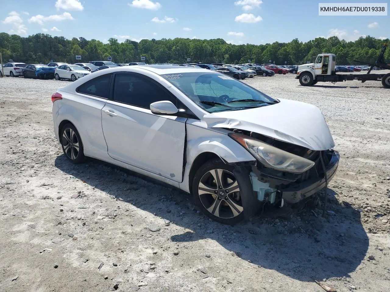 2013 Hyundai Elantra Coupe Gs VIN: KMHDH6AE7DU019338 Lot: 51184454