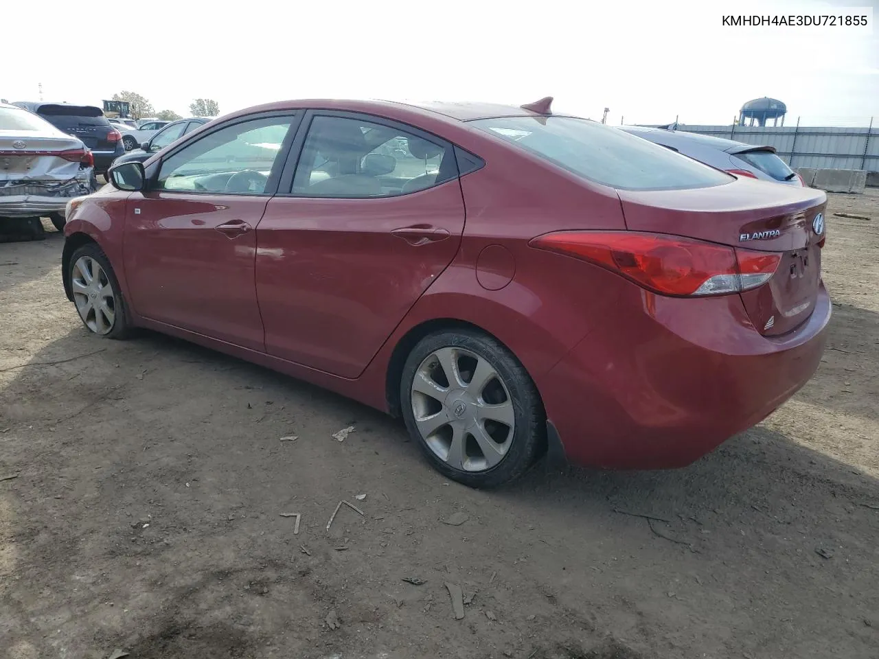 2013 Hyundai Elantra Gls VIN: KMHDH4AE3DU721855 Lot: 52005064