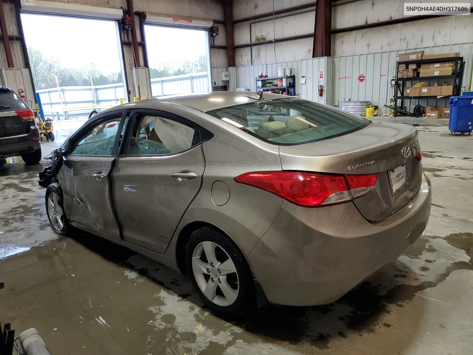 2013 Hyundai Elantra Gls VIN: 5NPDH4AE4DH317686 Lot: 52478684