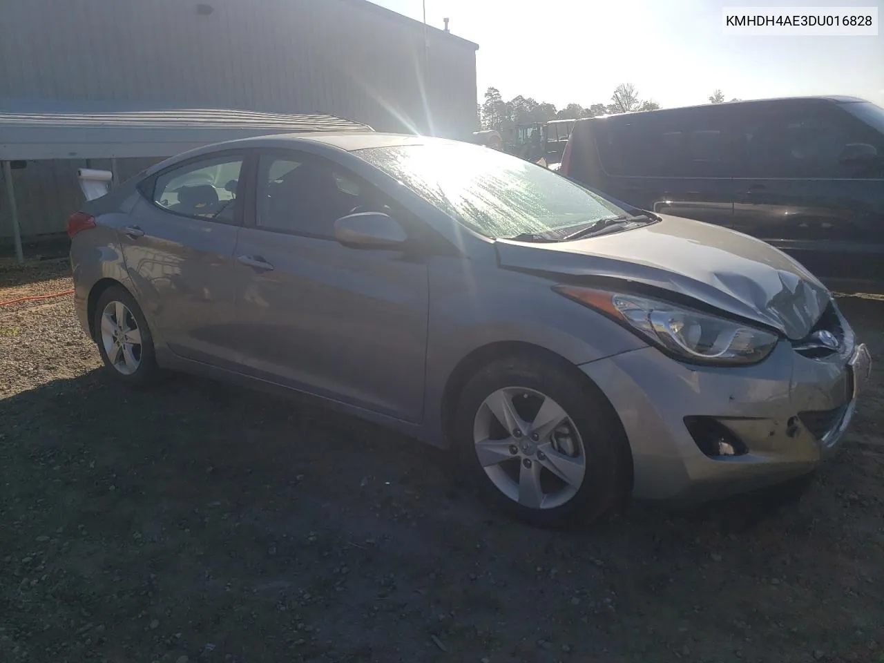 KMHDH4AE3DU016828 2013 Hyundai Elantra Gls