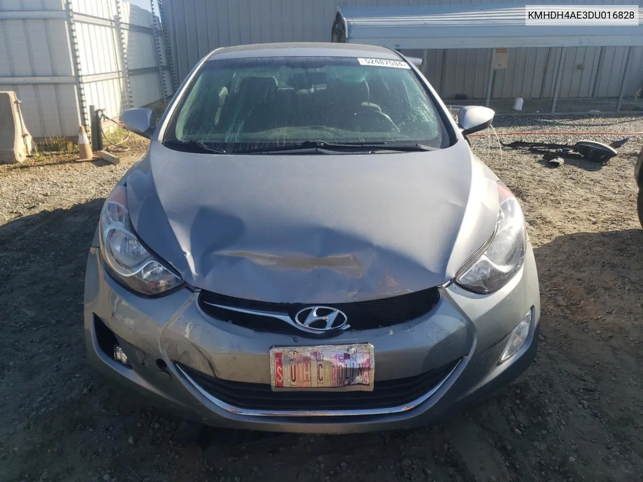 KMHDH4AE3DU016828 2013 Hyundai Elantra Gls