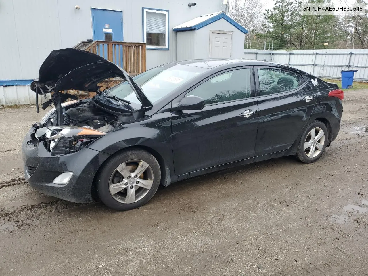 2013 Hyundai Elantra Gls VIN: 5NPDH4AE6DH330648 Lot: 53412534