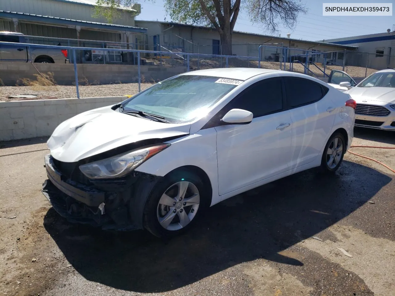 2013 Hyundai Elantra Gls VIN: 5NPDH4AEXDH359473 Lot: 53485974