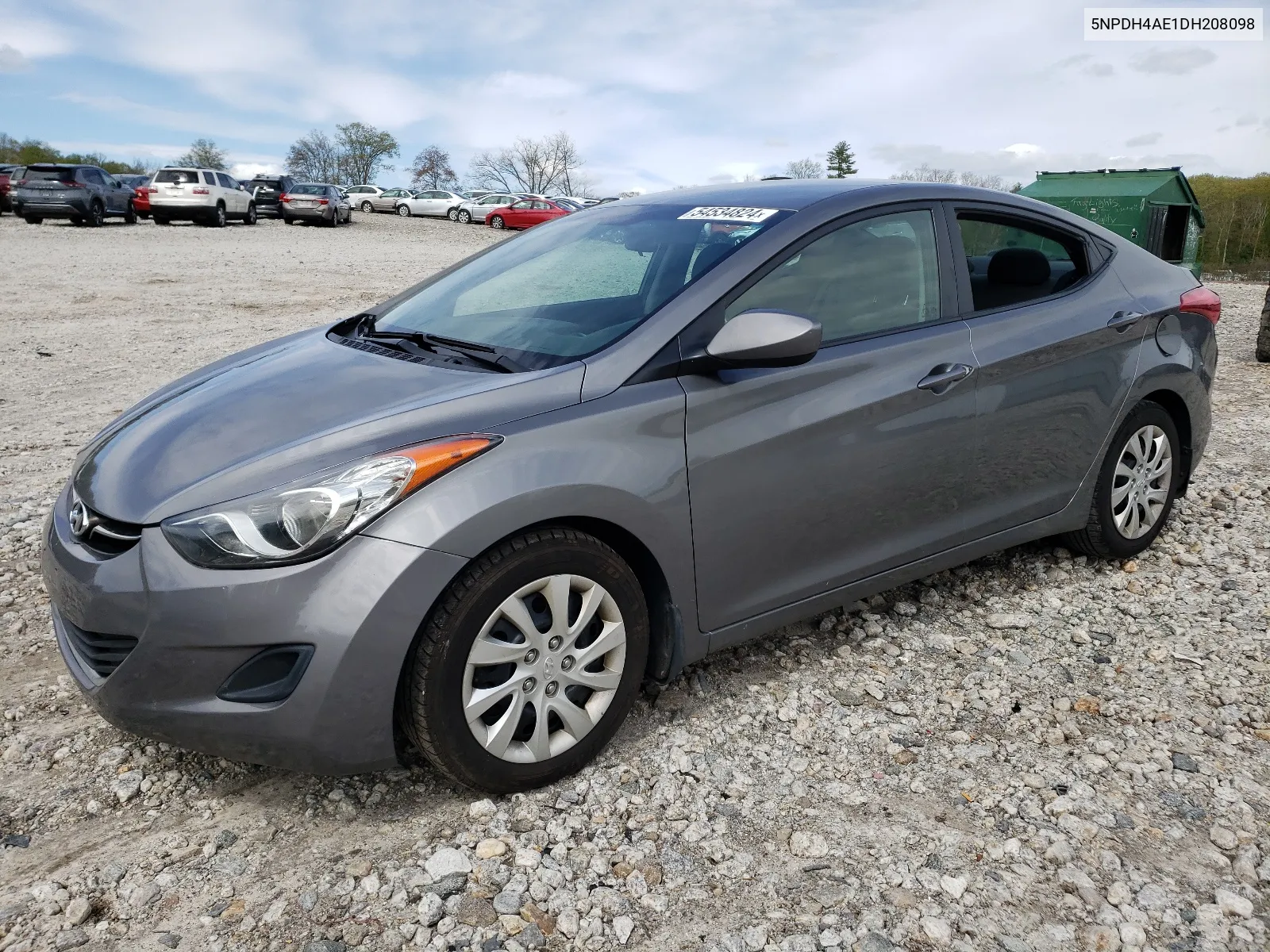 2013 Hyundai Elantra Gls VIN: 5NPDH4AE1DH208098 Lot: 54534824