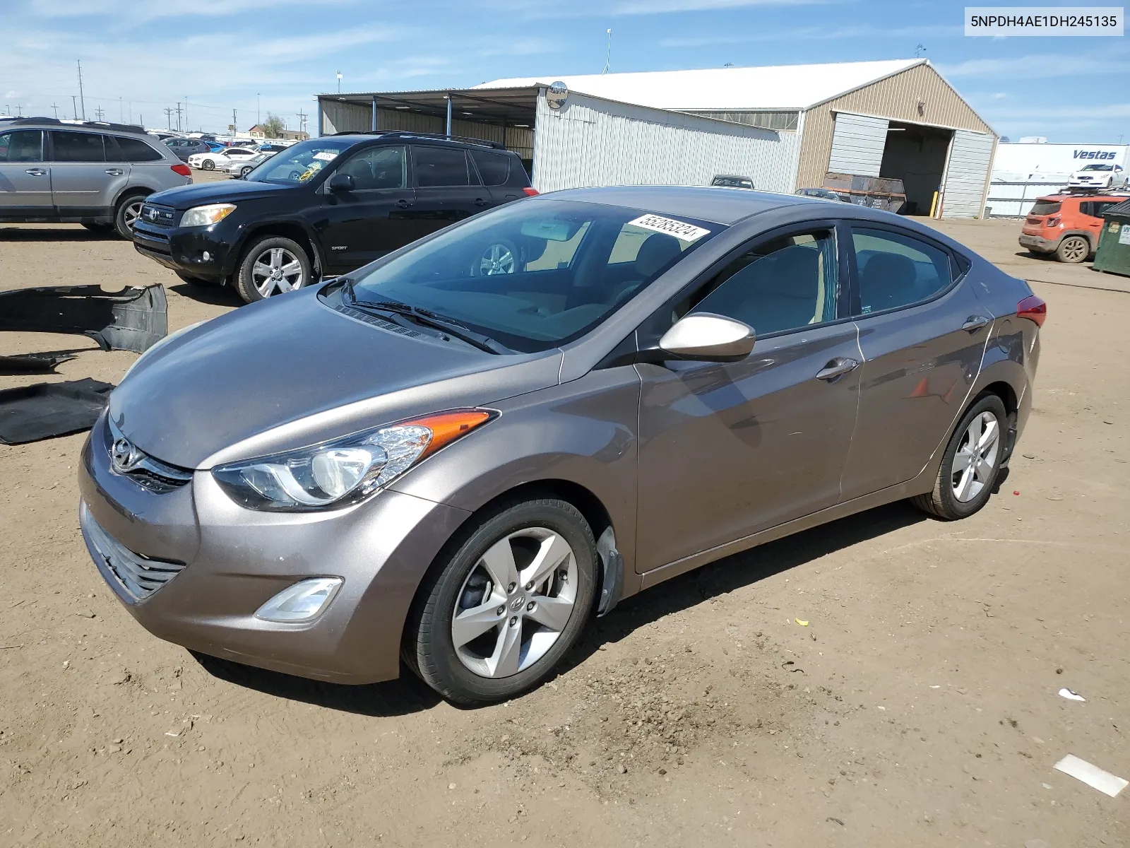 2013 Hyundai Elantra Gls VIN: 5NPDH4AE1DH245135 Lot: 55285324