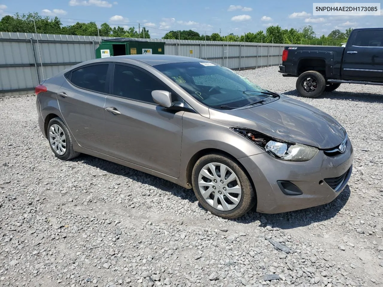 2013 Hyundai Elantra Gls VIN: 5NPDH4AE2DH173085 Lot: 55867814