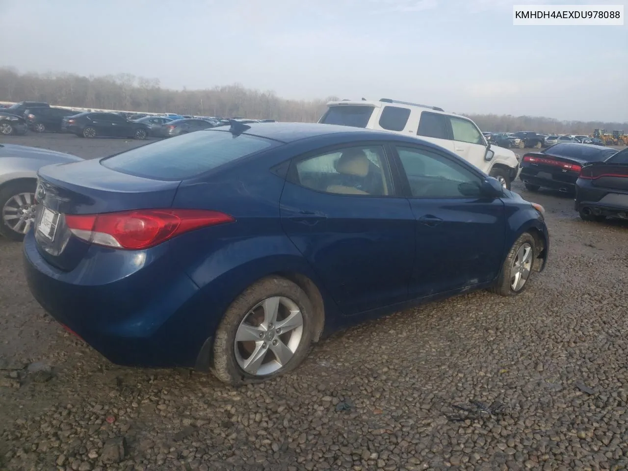 2013 Hyundai Elantra Gls VIN: KMHDH4AEXDU978088 Lot: 56494794