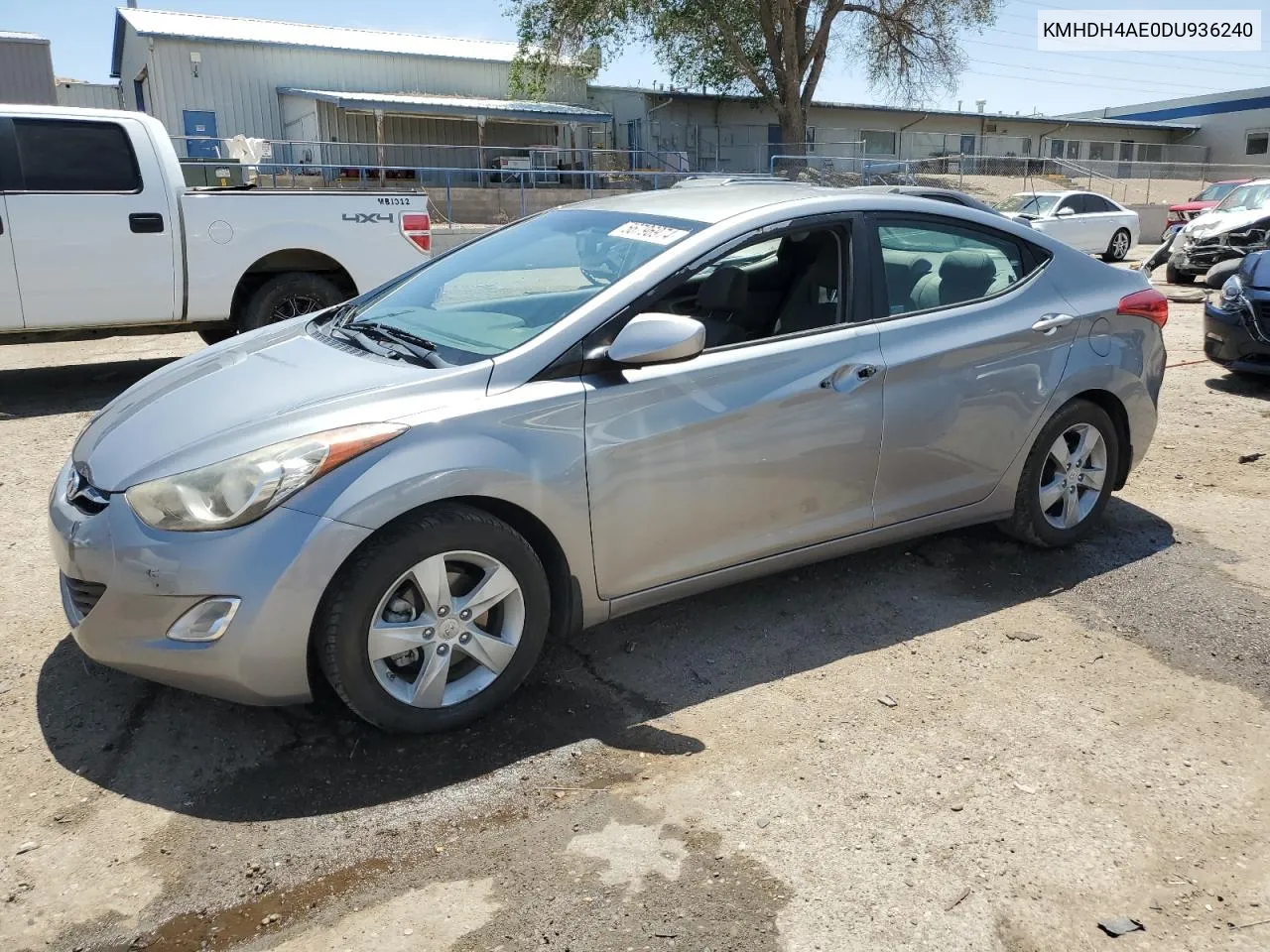 KMHDH4AE0DU936240 2013 Hyundai Elantra Gls