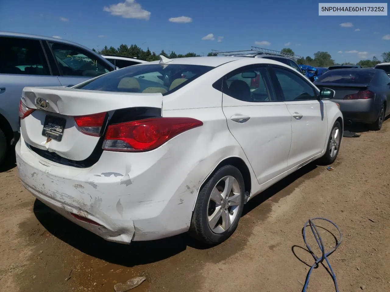 5NPDH4AE6DH173252 2013 Hyundai Elantra Gls