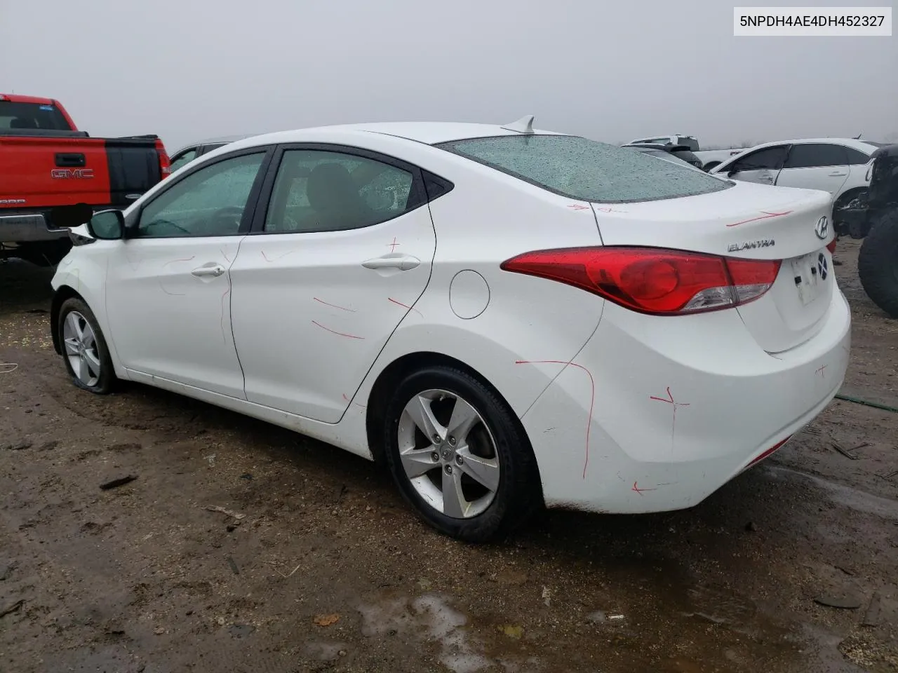 2013 Hyundai Elantra Gls VIN: 5NPDH4AE4DH452327 Lot: 57546834