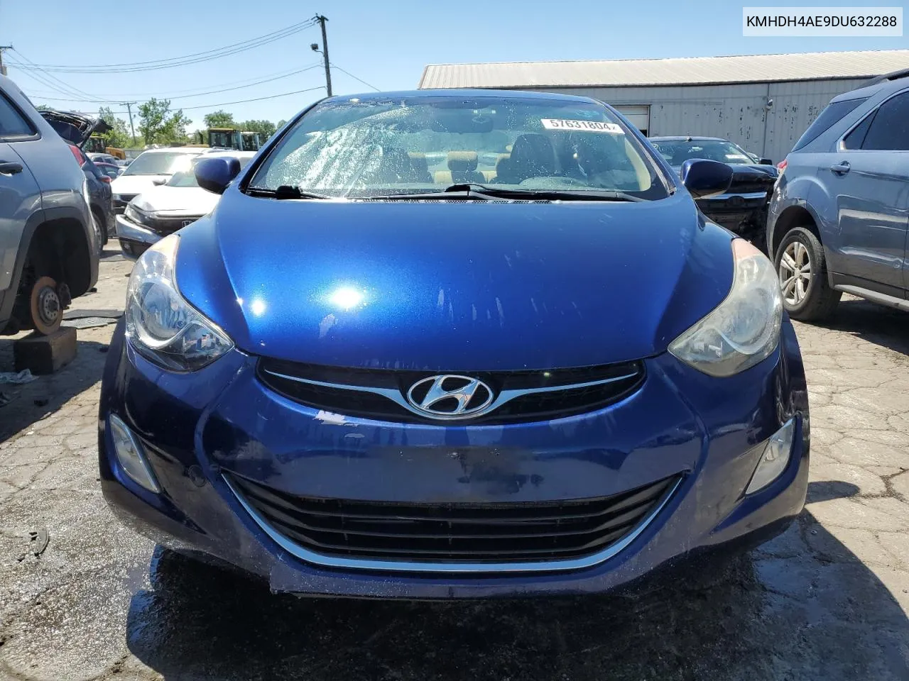 2013 Hyundai Elantra Gls VIN: KMHDH4AE9DU632288 Lot: 57631804