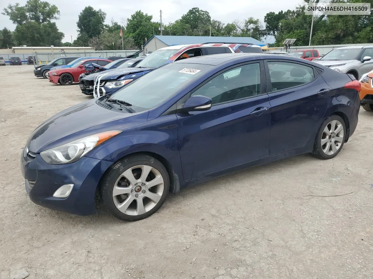 2013 Hyundai Elantra Gls VIN: 5NPDH4AE6DH416509 Lot: 57726484