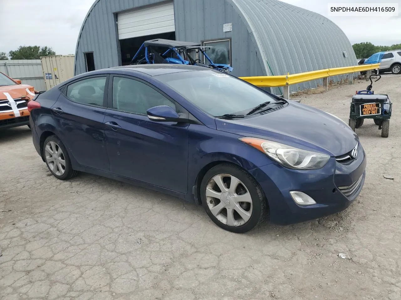 2013 Hyundai Elantra Gls VIN: 5NPDH4AE6DH416509 Lot: 57726484