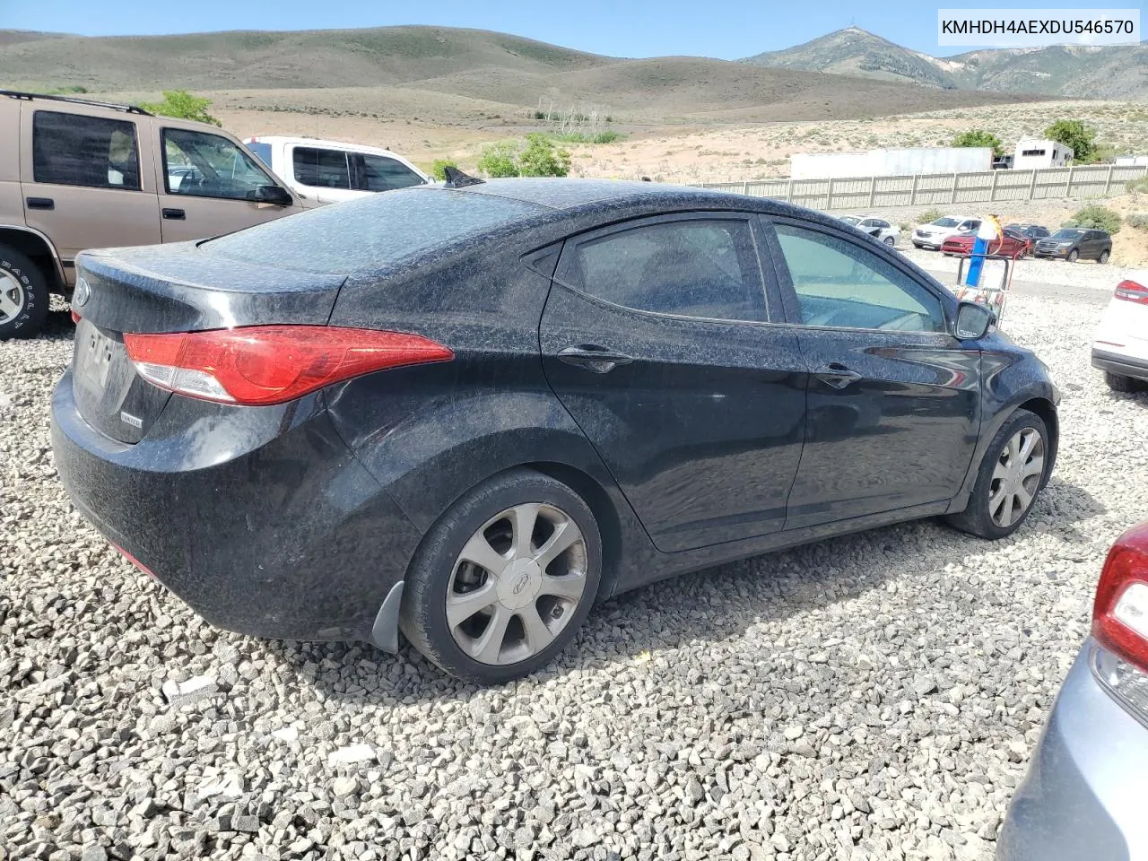 KMHDH4AEXDU546570 2013 Hyundai Elantra Gls