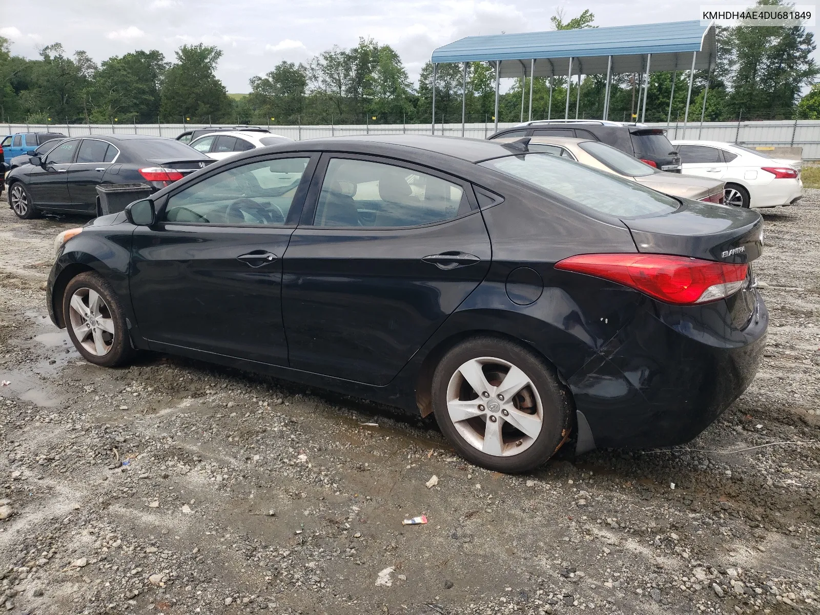 KMHDH4AE4DU681849 2013 Hyundai Elantra Gls