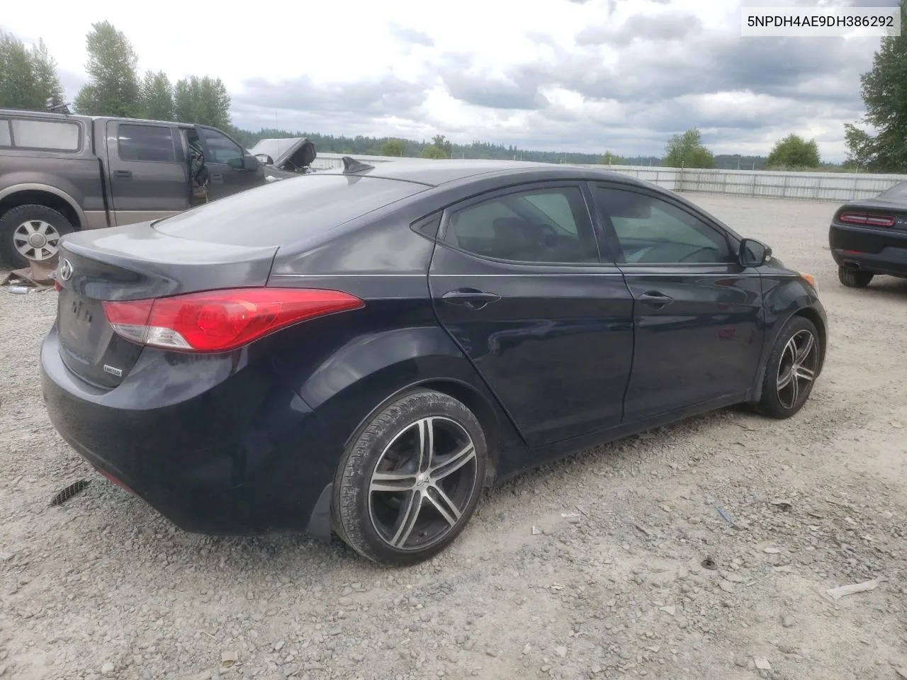 5NPDH4AE9DH386292 2013 Hyundai Elantra Gls