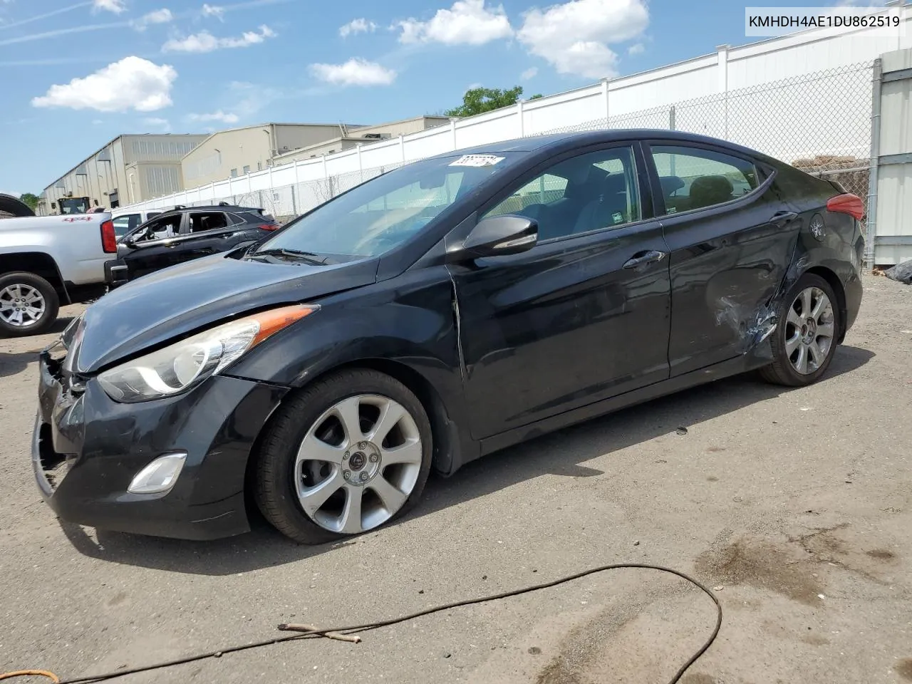 2013 Hyundai Elantra Gls VIN: KMHDH4AE1DU862519 Lot: 58577574