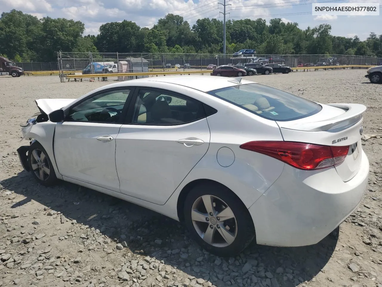 2013 Hyundai Elantra Gls VIN: 5NPDH4AE5DH377802 Lot: 58644514