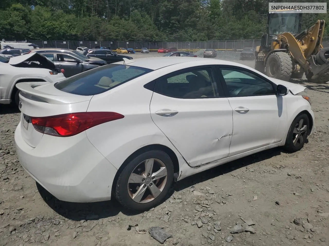 2013 Hyundai Elantra Gls VIN: 5NPDH4AE5DH377802 Lot: 58644514