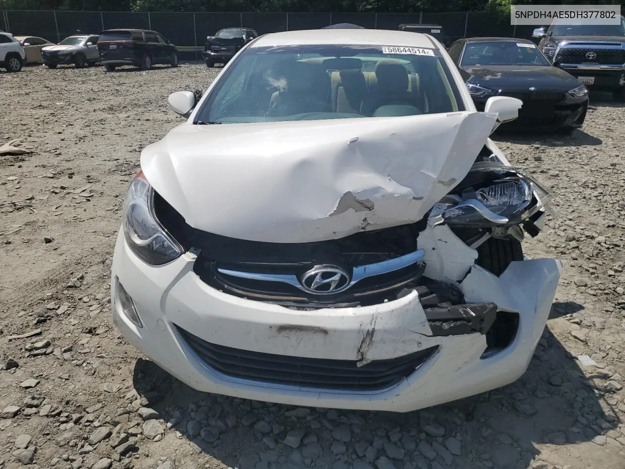 2013 Hyundai Elantra Gls VIN: 5NPDH4AE5DH377802 Lot: 58644514