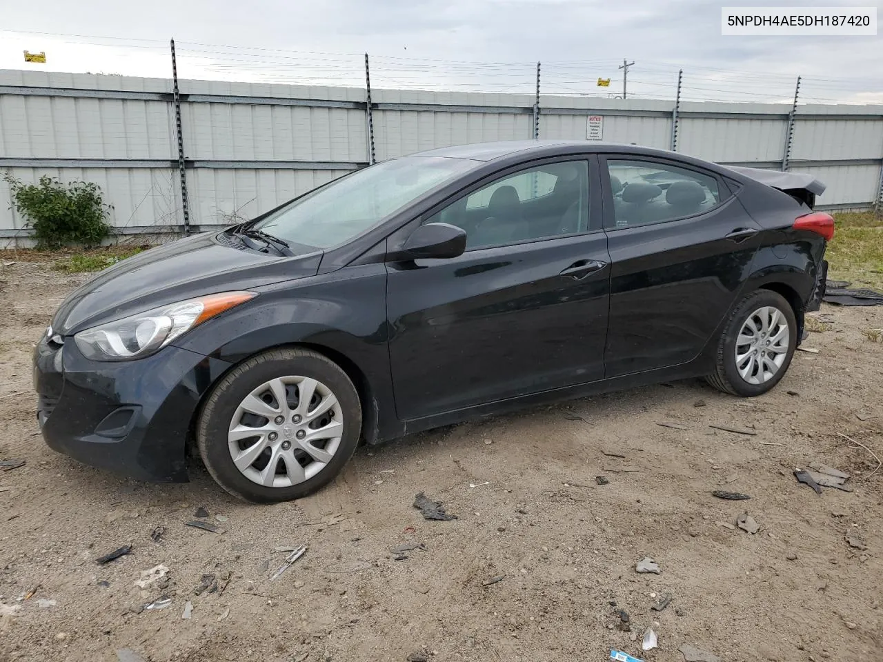 5NPDH4AE5DH187420 2013 Hyundai Elantra Gls