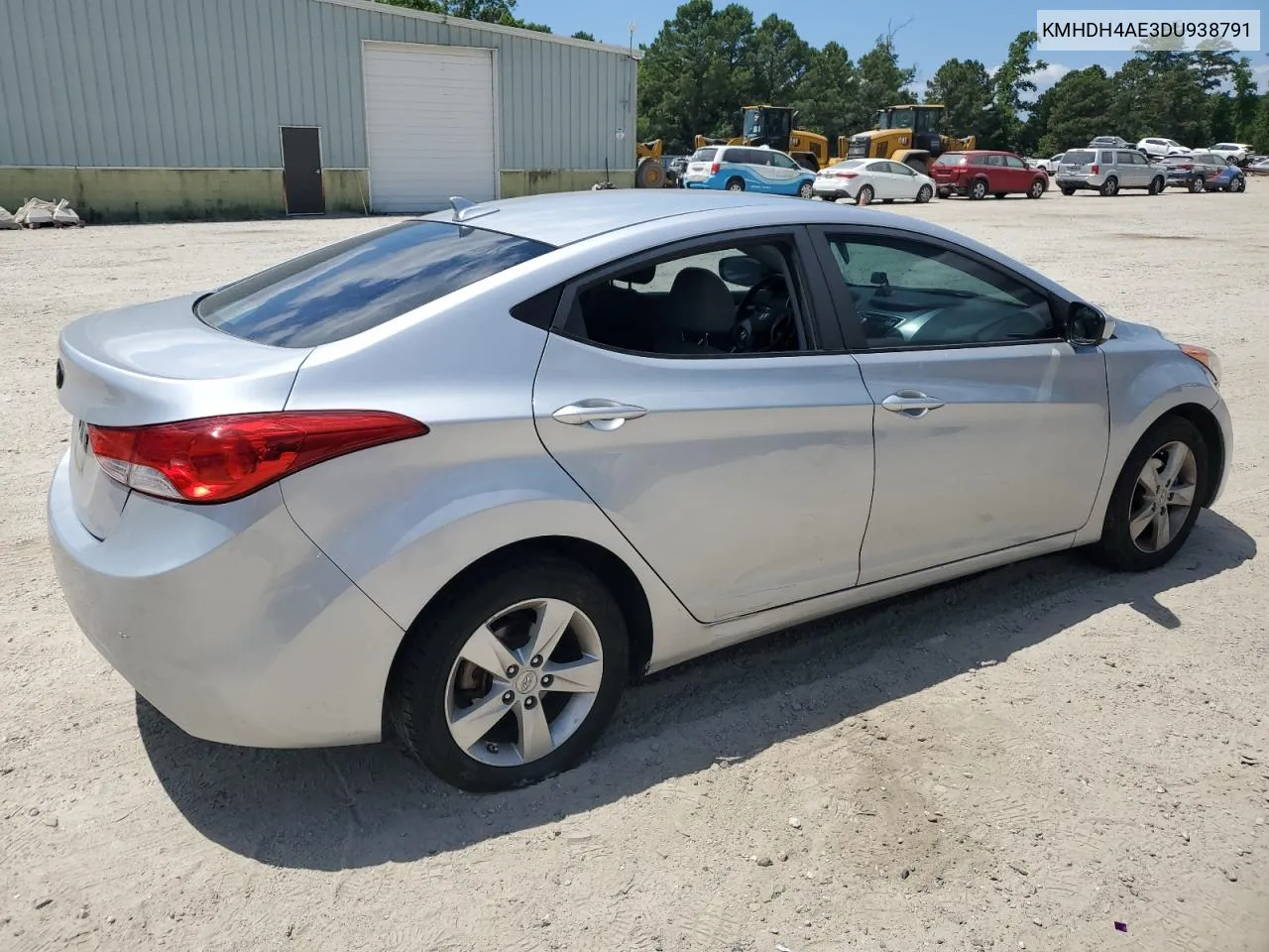 2013 Hyundai Elantra Gls VIN: KMHDH4AE3DU938791 Lot: 58898794