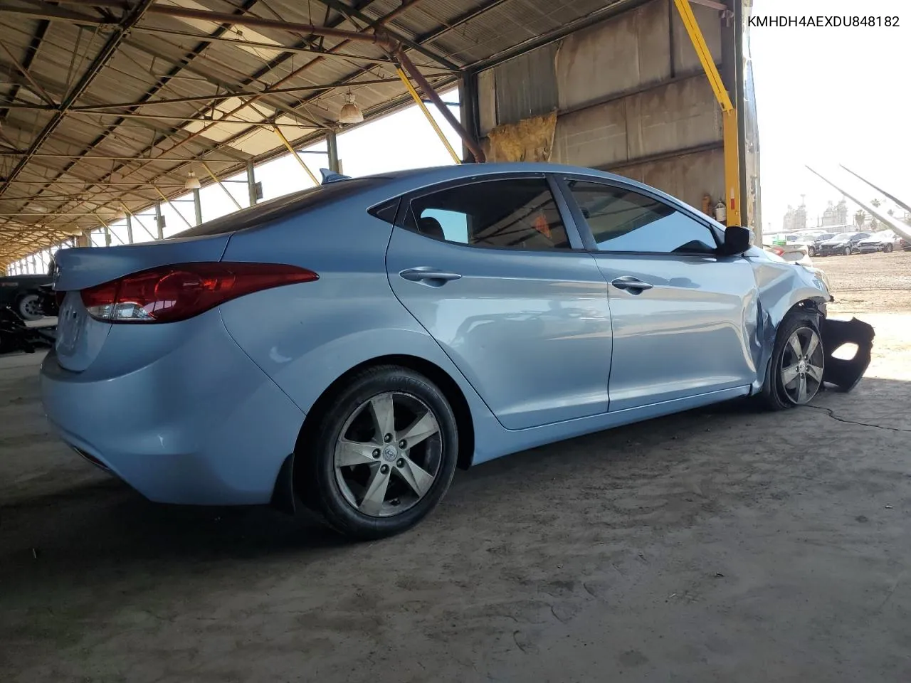 2013 Hyundai Elantra Gls VIN: KMHDH4AEXDU848182 Lot: 59174654