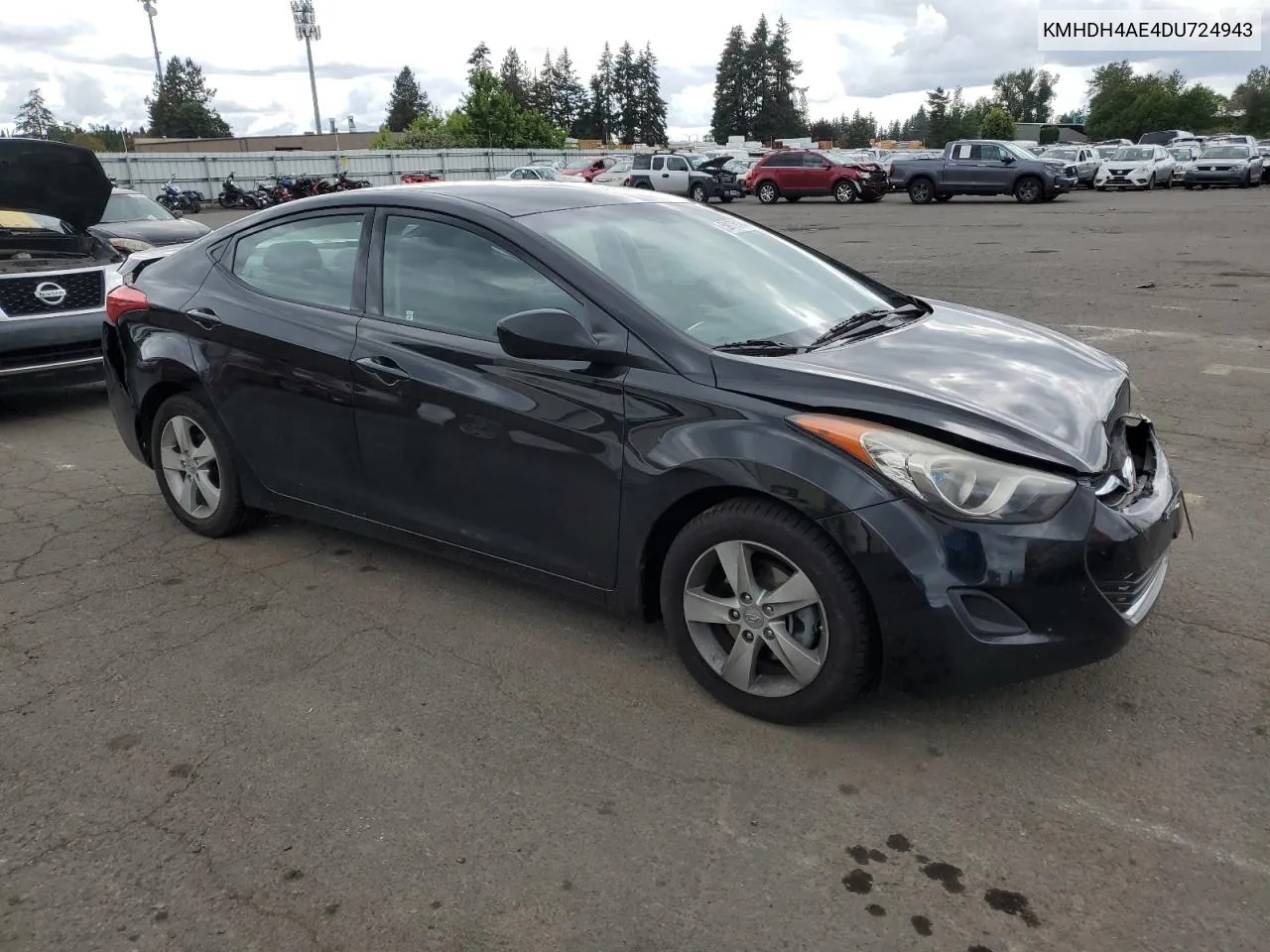 KMHDH4AE4DU724943 2013 Hyundai Elantra Gls