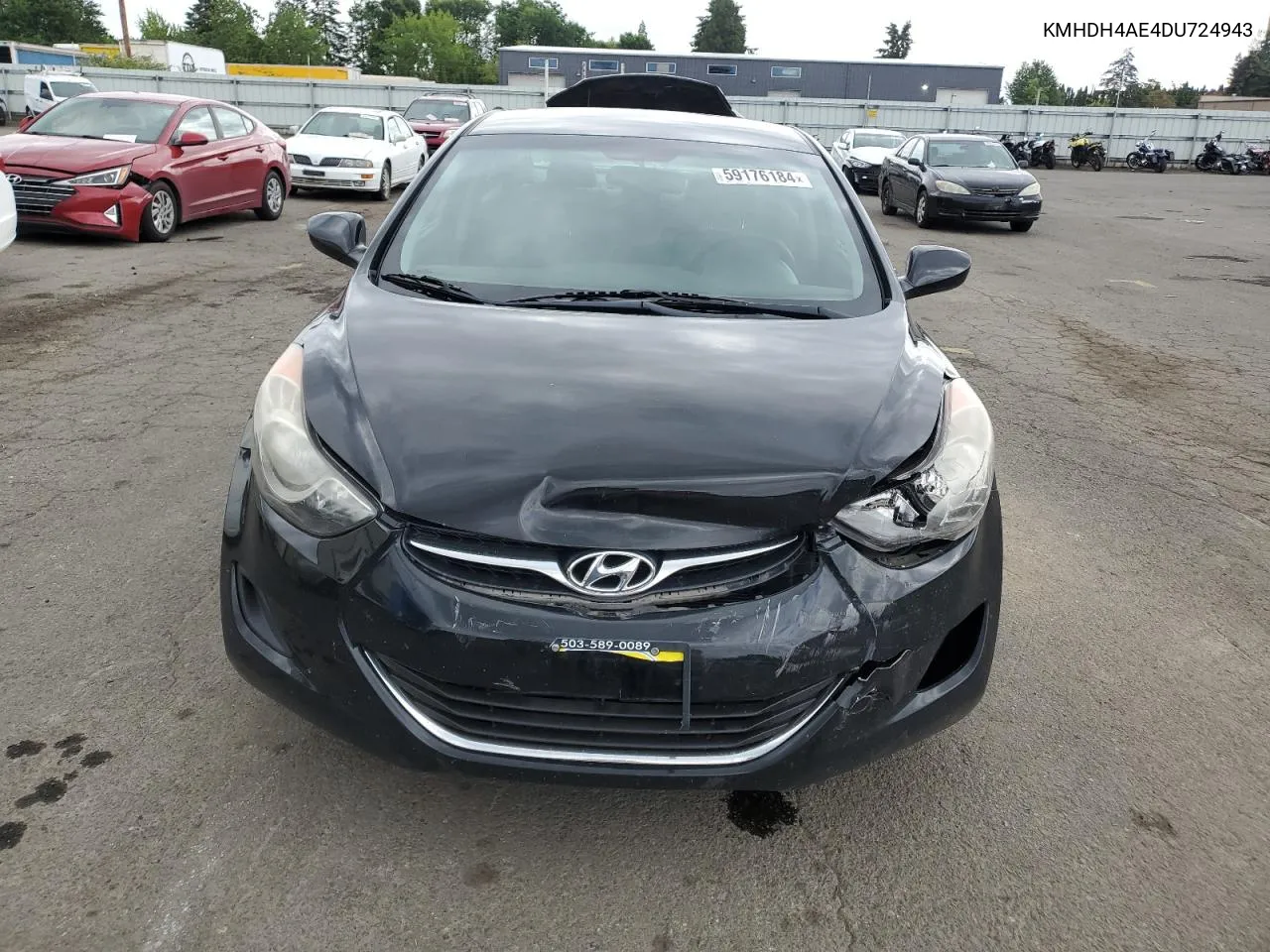 2013 Hyundai Elantra Gls VIN: KMHDH4AE4DU724943 Lot: 59176184