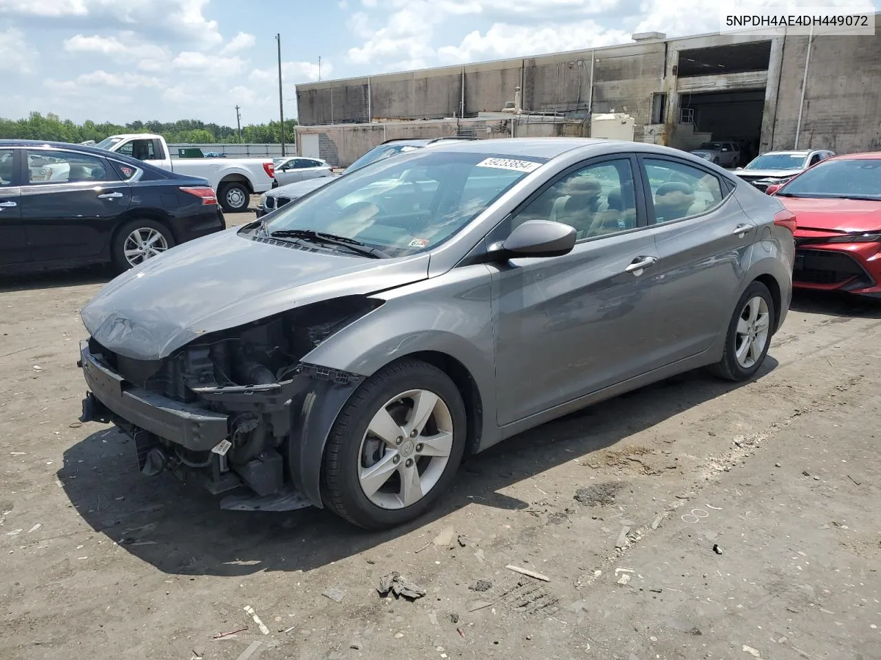 2013 Hyundai Elantra Gls VIN: 5NPDH4AE4DH449072 Lot: 59233854