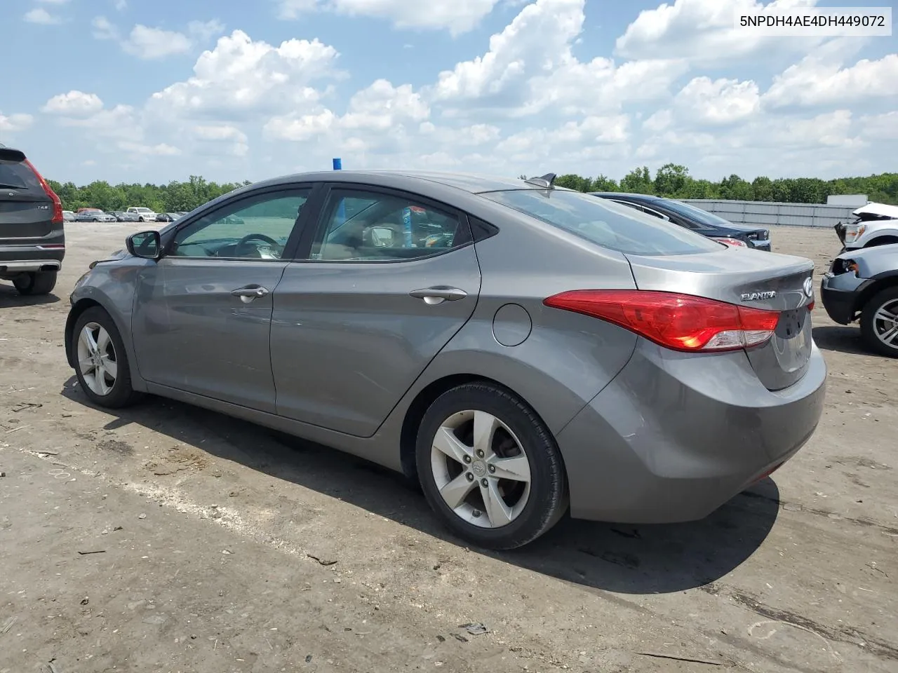 5NPDH4AE4DH449072 2013 Hyundai Elantra Gls