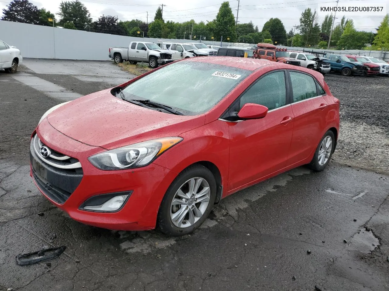 KMHD35LE2DU087357 2013 Hyundai Elantra Gt