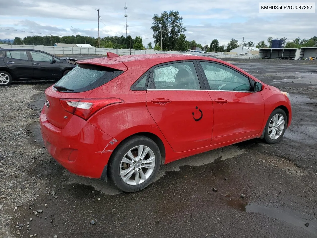 2013 Hyundai Elantra Gt VIN: KMHD35LE2DU087357 Lot: 59321794