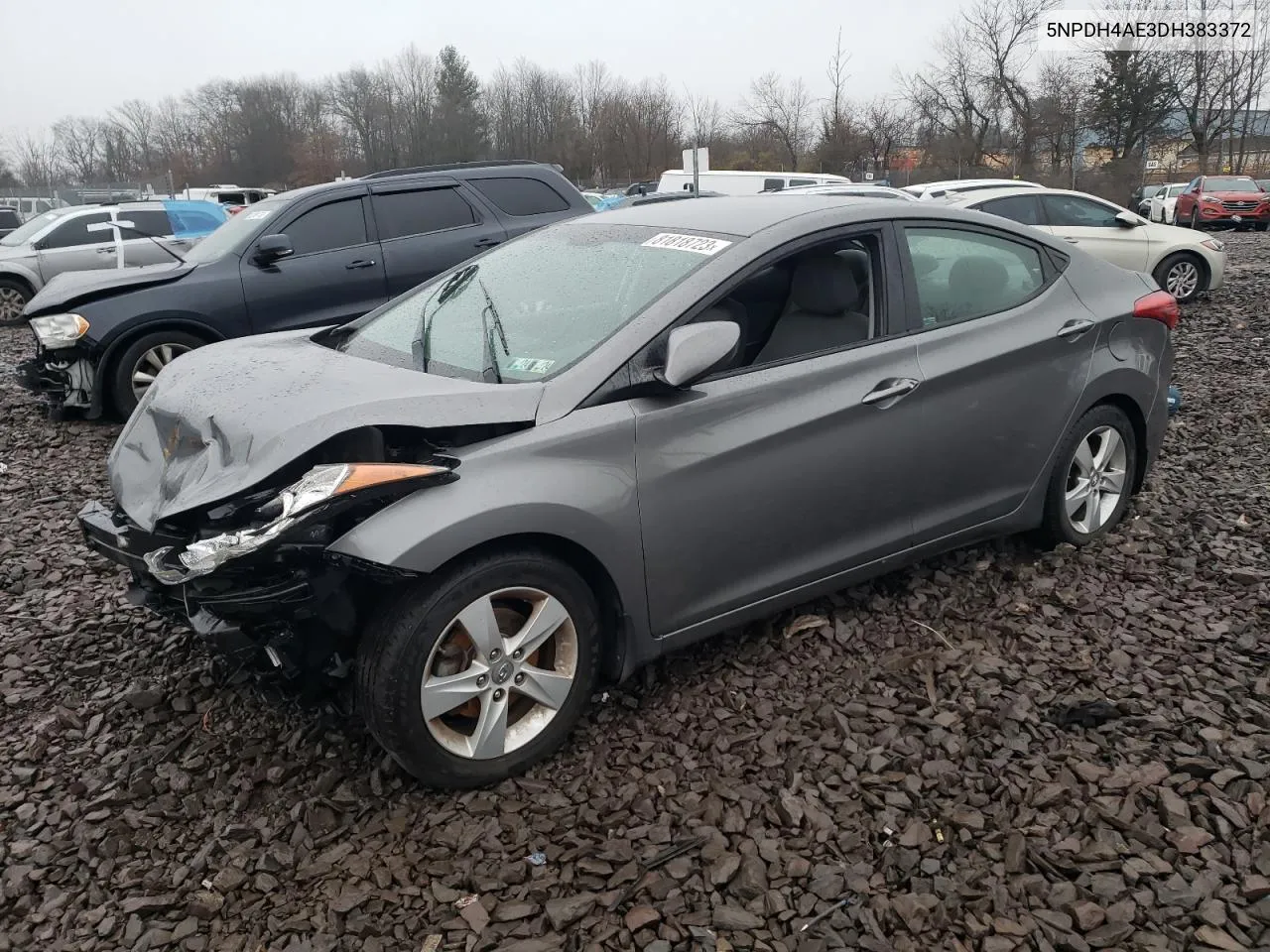 2013 Hyundai Elantra Gls VIN: 5NPDH4AE3DH383372 Lot: 59503224